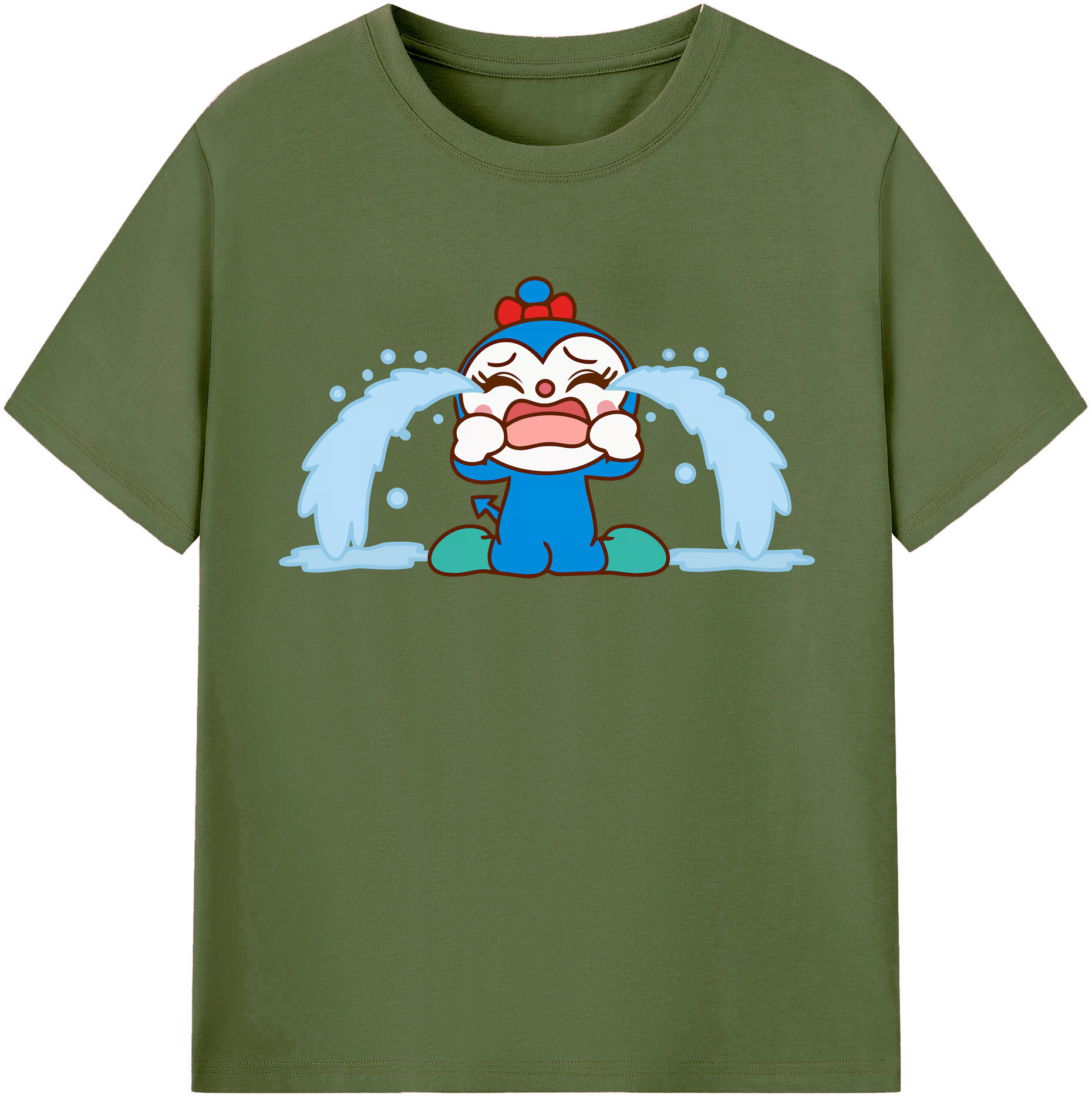 （画像用） アンパンマン Anpanman 綿100％半袖Tシャツ（フロントプリント）